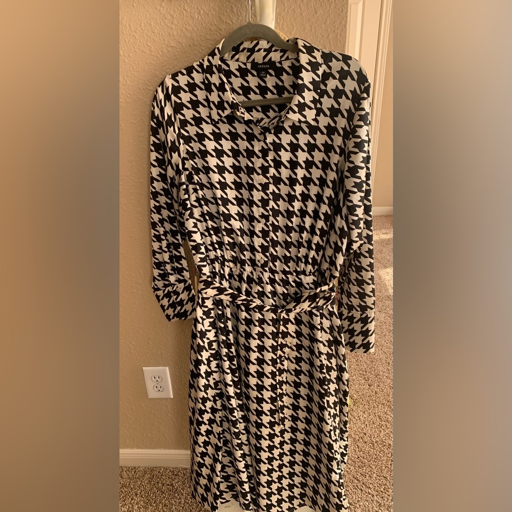 Alfani Black and White Dress